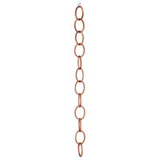 Good Directions Single Link Polished Copper Rain Chain 465P 6