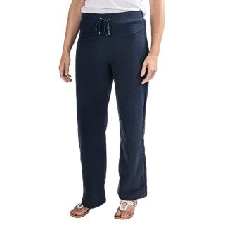 Cotton Blend Knit Sweatpants (For Women) 5957C 61
