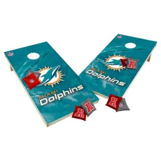Miami Dolphins Tailgate Toss 2x4 Platinum Shield