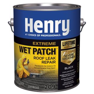 Henry Company Extreme Wet Patch 1 Gallon Waterproofer Elastomeric Cement Roof Sealant
