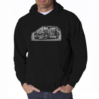 LA Pop Art Mens Mob Car Hooded Sweatshirt   17531823  