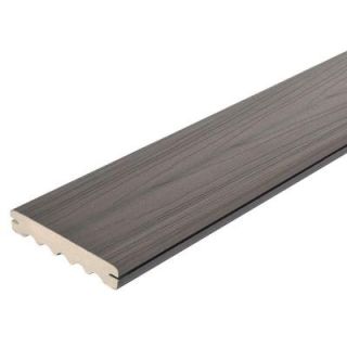Veranda ArmorGuard 1 in. x 5 1/4 in. x 1 ft. Nantucket Gray Grooved Edge Capped Composite Decking Board Sample MKT DS BRDVCG NG 1FT