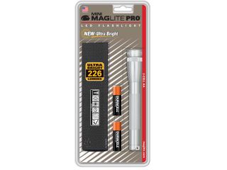 MAGLITE SP2P10H 272 Lumen Mini MAGLITE(R) LED Pro Flashlight (Silver)