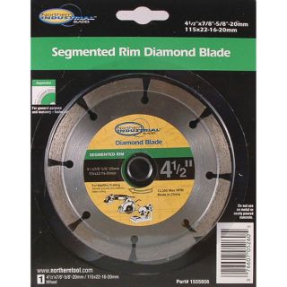 General-Purpose Segmented Dry/Wet Cutting Diamond Blade — 5in.dia., Model# 5DIYEUROSEG10