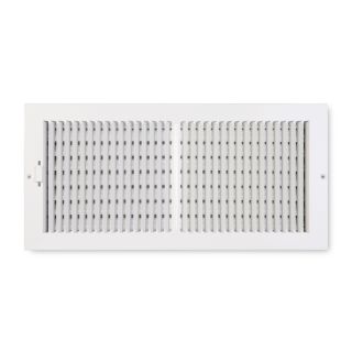 Accord Ventilation 202 Series Painted Steel Sidewall/Ceiling Register (Rough Opening 6 in x 24 in; Actual 25.75 in x 7.75 in)