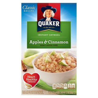 Quaker Instant Oatmeal Apple Cinnamon 10 ct