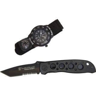 Smith and Wesson Extreme Ops Combo Tactical Knife and Watch