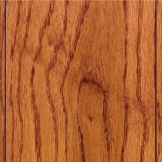 Home Legend Hand Scraped Oak Gunstock Click Lock Hardwood Flooring   5 in. x 7 in. Take Home Sample DISCONTINUED HL 671474