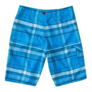 Boys ONeill Santa Cruz Plaid Boardshorts Bright Blue   17177717