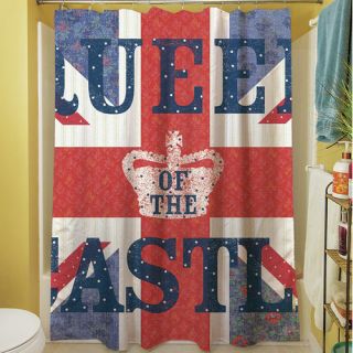 My Queen Castle Square Shower Curtain by Thumbprintz