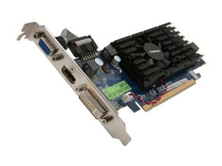 GIGABYTE Radeon HD 5450 DirectX 11 GV R545D3 1GI 1GB 64 Bit DDR3 PCI Express 2.1 x16 HDCP Ready CrossFireX Support Low Profile Ready Video Card