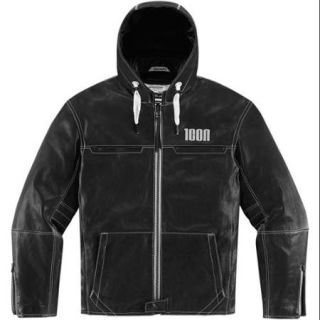 Icon 1000 Hood Jacket Black 2XL