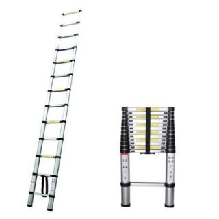 Homegear 12.5ft Aluminum Telescopic Extendable Ladder
