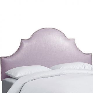 Skyline Furniture Nail Buttoned High Arched Notched Bed   Queen   7564575