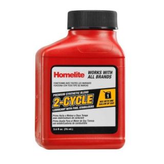 Homelite 2.6 oz. 2 Cycle Synthetic Blend Oil AC99G01