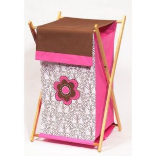 Bacati Damask Hamper