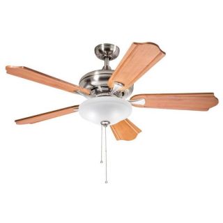 Kichler Lighting Traditional Brushed Nickel 52 inch Ceiling Fan with 2