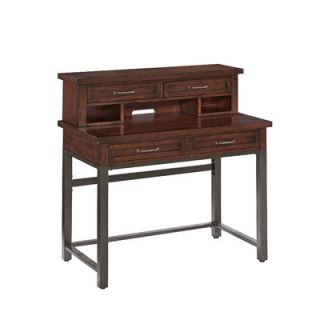 Cabin Creek Computer Desk with Hutch and Keyboard Tray by Home Styles