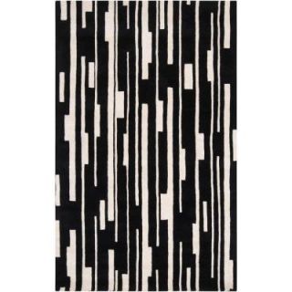 Surya Candice Olson Jet Black 5 ft. x 8 ft. Area Rug CAN1998 58