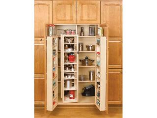 Rev A Shelf RS4WP18.45.KIT 45 in. Tall Wood Swing Out Pantry Kit