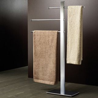 Gedy by Nameeks Bridge Sliding Three Tier Towel Stand in Chrome