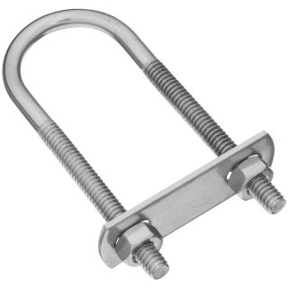 Stanley National Hardware 1.12 in W x 3.29 in L x 1/4 in Dia Stainless Steel U Bolt