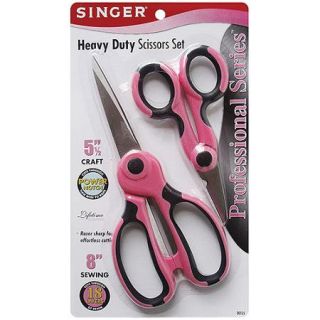 Singer Professional Series Heavy Duty Scissors Set, 5.5" and 8"