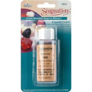 Soapsations Liquid Color 1 Ounce Bottle Red
