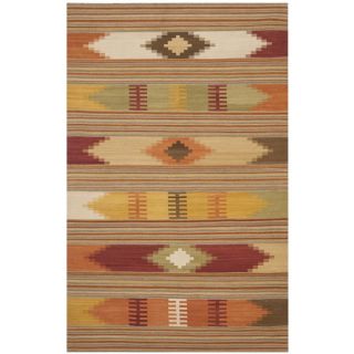 Safavieh Hand woven Navajo Kilim Brown/ Multi Wool Rug (9 x 12)