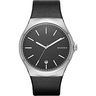 Skagen Sundby Leather Watch