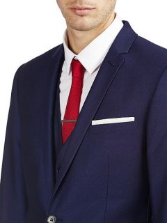 Burton Plain Extra Slim Suit Jacket Blue