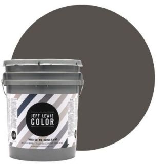 Jeff Lewis Color 5 gal. #JLC112 Beaver No Gloss Ultra Low VOC Interior Paint 105112