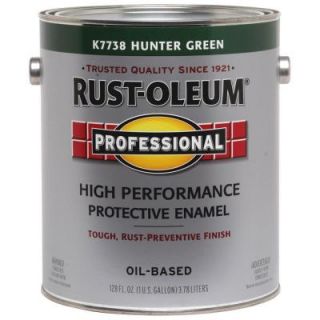 Rust Oleum Professional 1 gal. Hunter Green Gloss Protective Enamel (Case of 2) K7738402