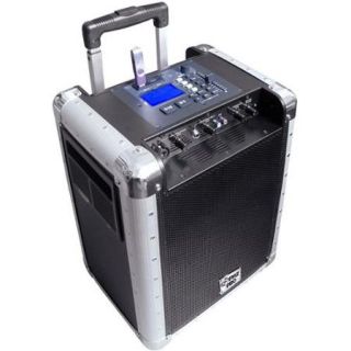 Pyle PCMX265B Battery Powered Portable Pa System With Usb/sd, Dj Controls, And Aux Inputs