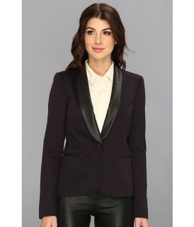 james jeans ponte combo tuxedo jacket blue black ponte