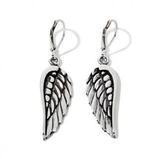 King Baby Jewelry Sterling Silver Wing Design Earrings   7713294