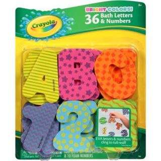 Crayola Bath Letters & Numbers, 36 count