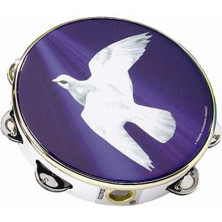 Remo Tambourine, 10"   Religious Dove