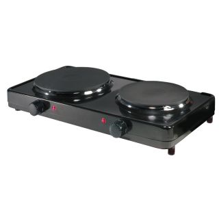 Aroma 10.4 in 2 Burner Metal Tabletop Burner