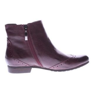 Womens Spring Step Karaoke Boot Bordeaux Leather   17654831
