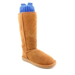 Ukala Womens Alyssa High Medium Width Regular Suede Boots