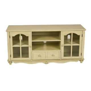Southern Enterprises Coventry TV Stand   Antique White