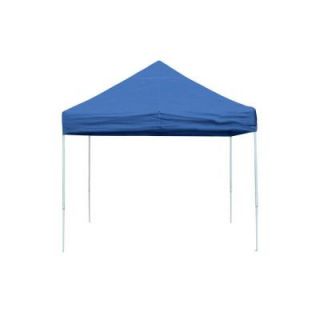 ShelterLogic Pro Series 10 ft. x 10 ft. Blue Straight Leg Pop Up Canopy 22562
