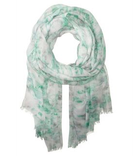 Hat Attack Pattern Scarves Green Watercolor