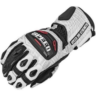 Speed & Strength Twist of Fate 3.0 RR Leather Gloves White/Black XL