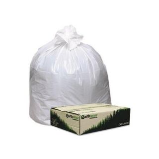 Recycled Tall Kitchen Bags, 13 Gal, 0.85 Mil, 24 X 31, White, 150 Bags/box WE