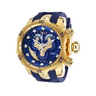 Invicta Men's Venom 14465 Blue Rubber Swiss Chronograph Watch
