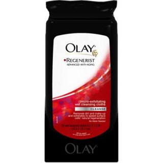 Olay Regenerist Micro Exfoliating Facial Wet Cleansing Cloths 30 Count