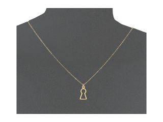 Dogeared Open New Doors Reminder Necklace Gold Dipped