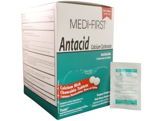 Medi First Antacid Tablets 420 mg, (1250 Tablets) 5 Boxes MS 71240